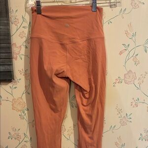 lululemon athletica Orange Leggings